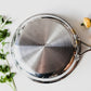 Sardel 10 Inch Stainless Steel Skillet Pan, 1001