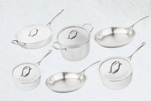 Sardel 10 Piece Stainless Steel Cookware Set