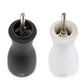 Peugeot Tahiti Duo Pepper and Salt Mill in Wood Matte Black and White 15 cm - 6in