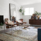 Loloi Rugs Tatum Collection Rug in Stone, Blue - 7'9" x 9'9"