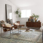 Loloi Rugs Tatum Collection Rug in Stone, Blue - 7'9" x 9'9"