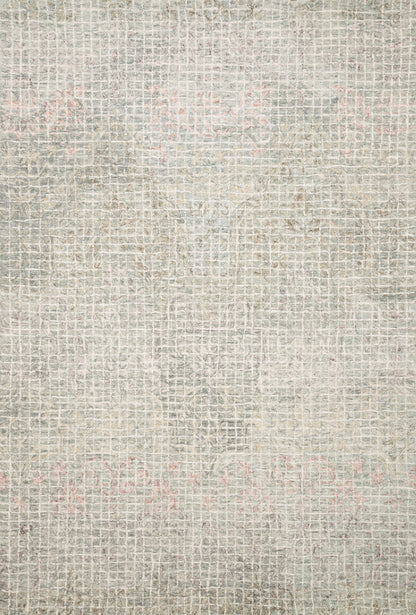 Loloi Rugs Tatum Collection Rug in Grey, Blush - 9'3" x 13'