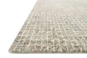 Loloi Rugs Tatum Collection Rug in Grey, Blush - 7'9" x 9'9"