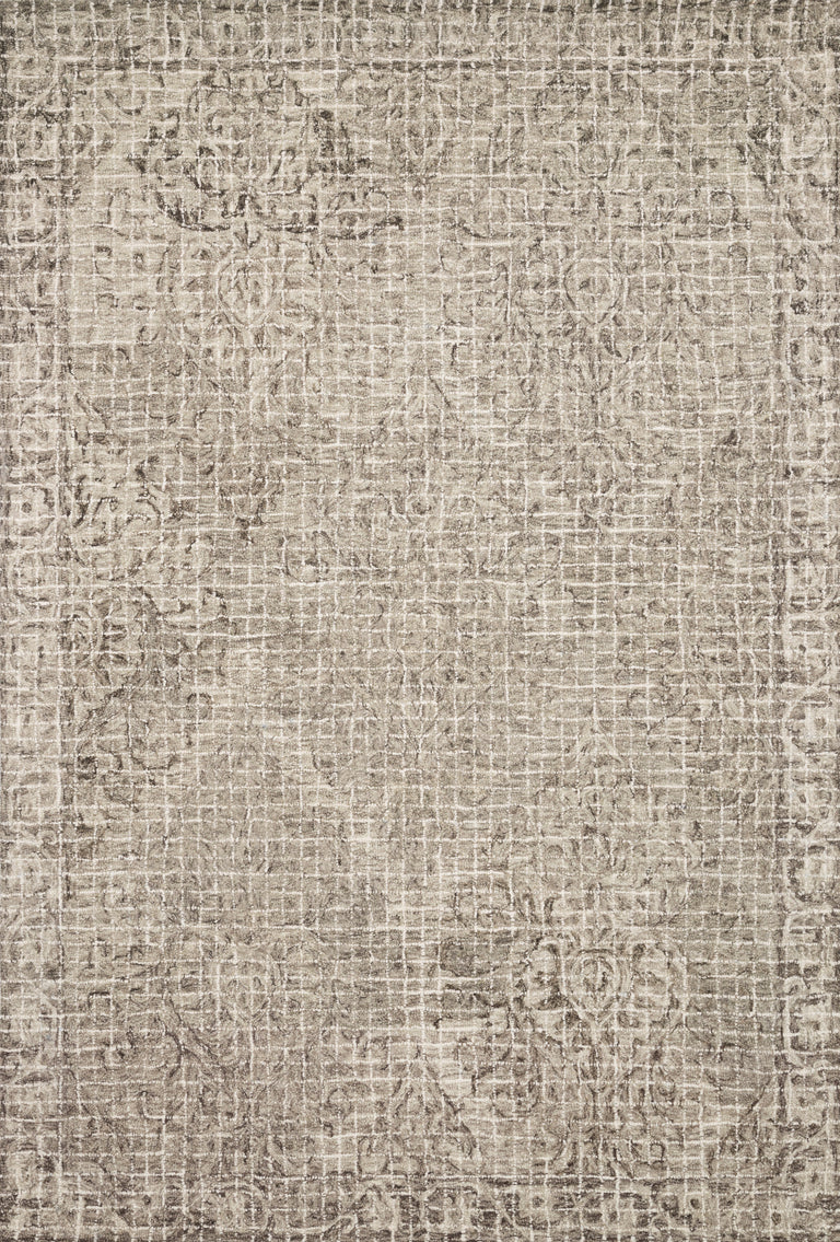 Loloi Rugs Tatum Collection Rug in Pewter, Stone - 9'3" x 13'