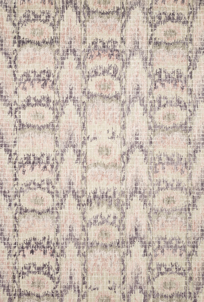 Loloi Rugs Tatum Collection Rug in Blush, Raisin - 9'3" x 13'