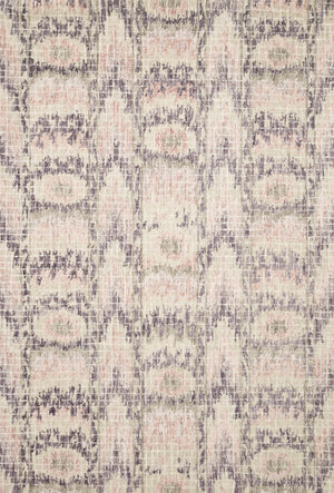 Loloi Rugs Tatum Collection Rug in Blush, Raisin - 7'9" x 9'9"