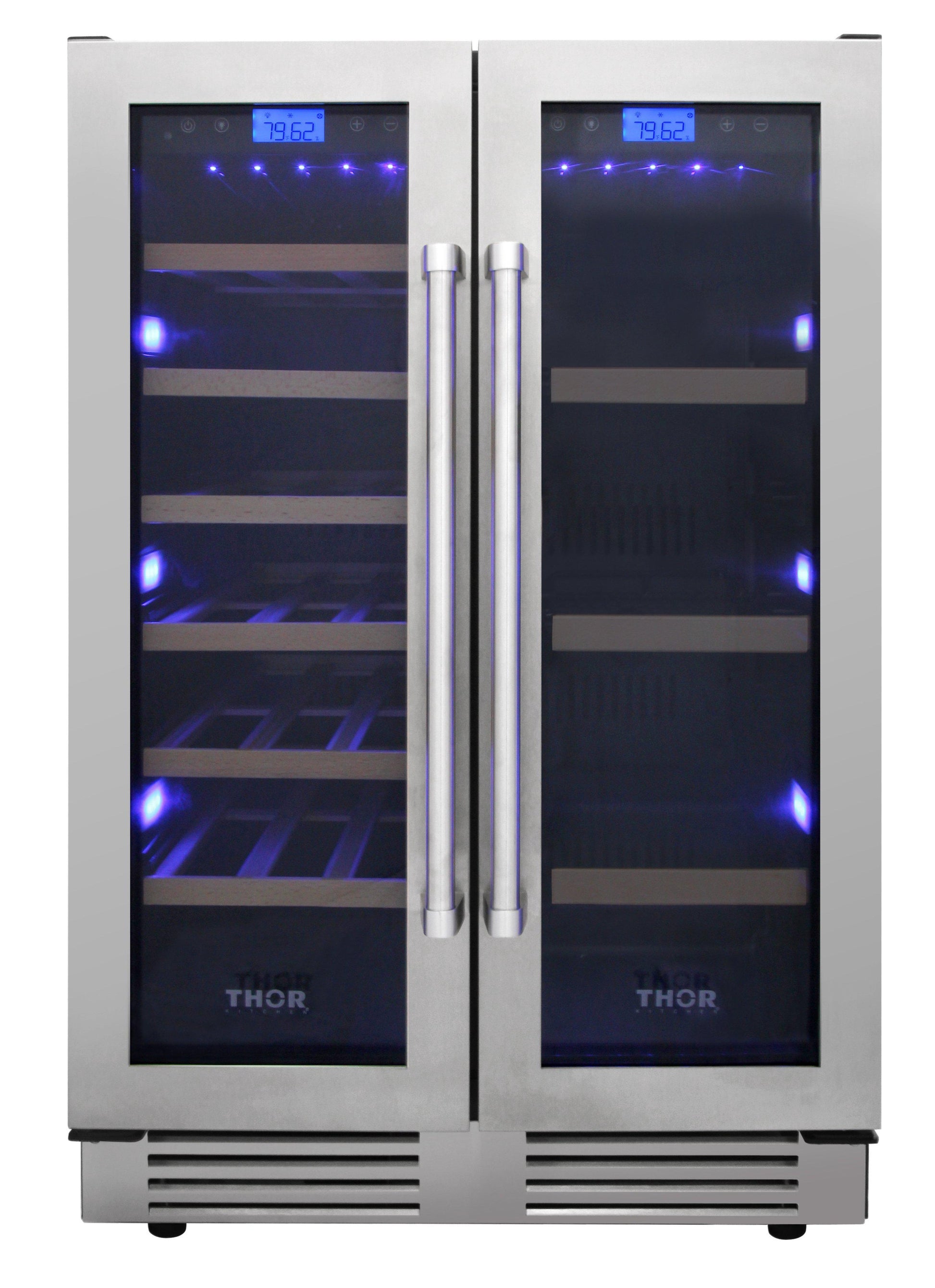 Thor Kitchen 24 in. 21 Bottle & 95-Can Wine Cooler, TBC2401DI | Premium Home Source