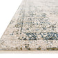 Loloi Rugs Theia Collection Rug in Natural, Ocean - 7'10" x 7'10"