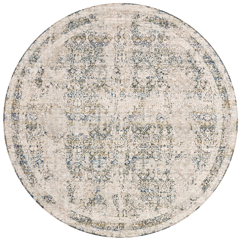 Loloi Rugs Theia Collection Rug in Natural, Ocean - 7'10" x 10'