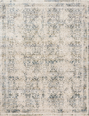 Loloi Rugs Theia Collection Rug in Natural, Ocean - 6'7" x 9'6"