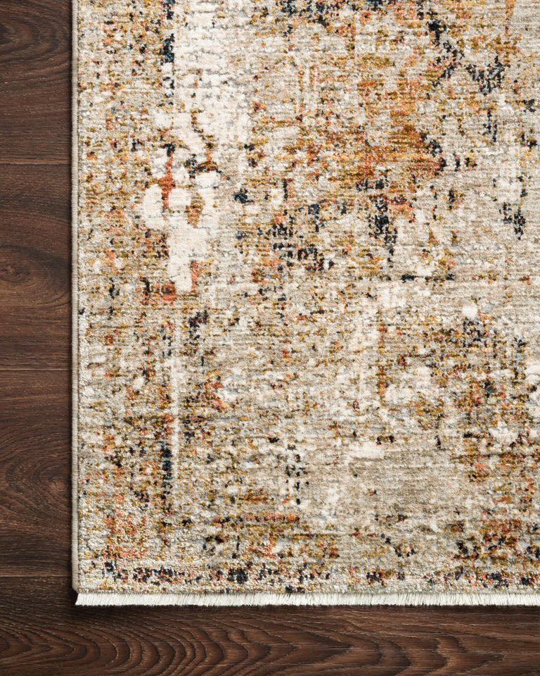 Loloi Rugs Theia Collection Rug in Taupe, Gold - 7'10" x 10'