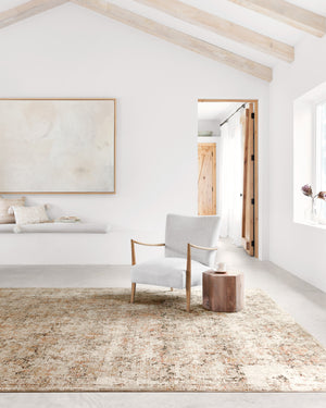 Loloi Rugs Theia Collection Rug in Taupe, Gold - 6'7" x 9'6"