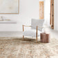 Loloi Rugs Theia Collection Rug in Taupe, Gold - 6'7" x 9'6"