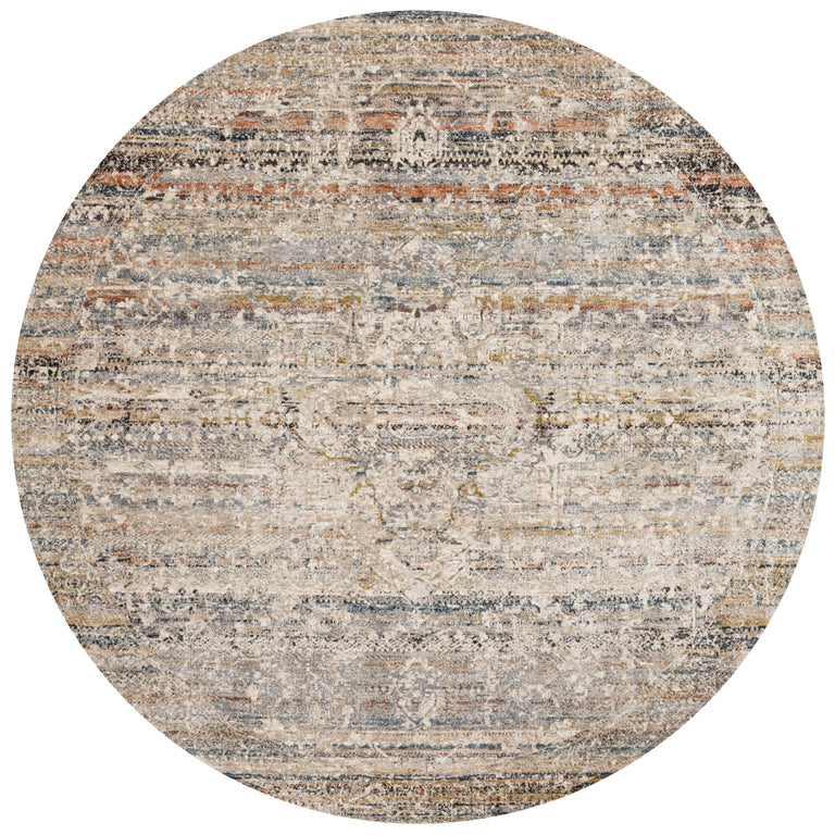 Loloi Rugs Theia Collection Rug in Taupe, Multi - 7'10" x 10'