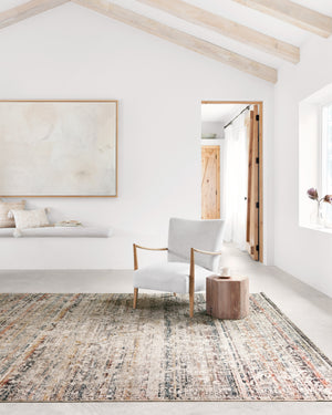 Loloi Rugs Theia Collection Rug in Taupe, Multi - 6'7" x 9'6"