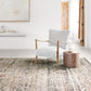 Loloi Rugs Theia Collection Rug in Taupe, Multi - 6'7" x 9'6"