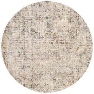 Loloi Rugs Theia Collection Rug in Multi, Natural - 7'10" x 7'10"