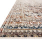 Loloi Rugs Theia Collection Rug in Taupe, Brick - 6'7" x 9'6"