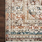 Loloi Rugs Theia Collection Rug in Taupe, Brick - 7'10" x 7'10"