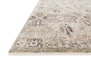 Loloi Rugs Theia Collection Rug in Granite, Ivory - 6'7" x 9'6"