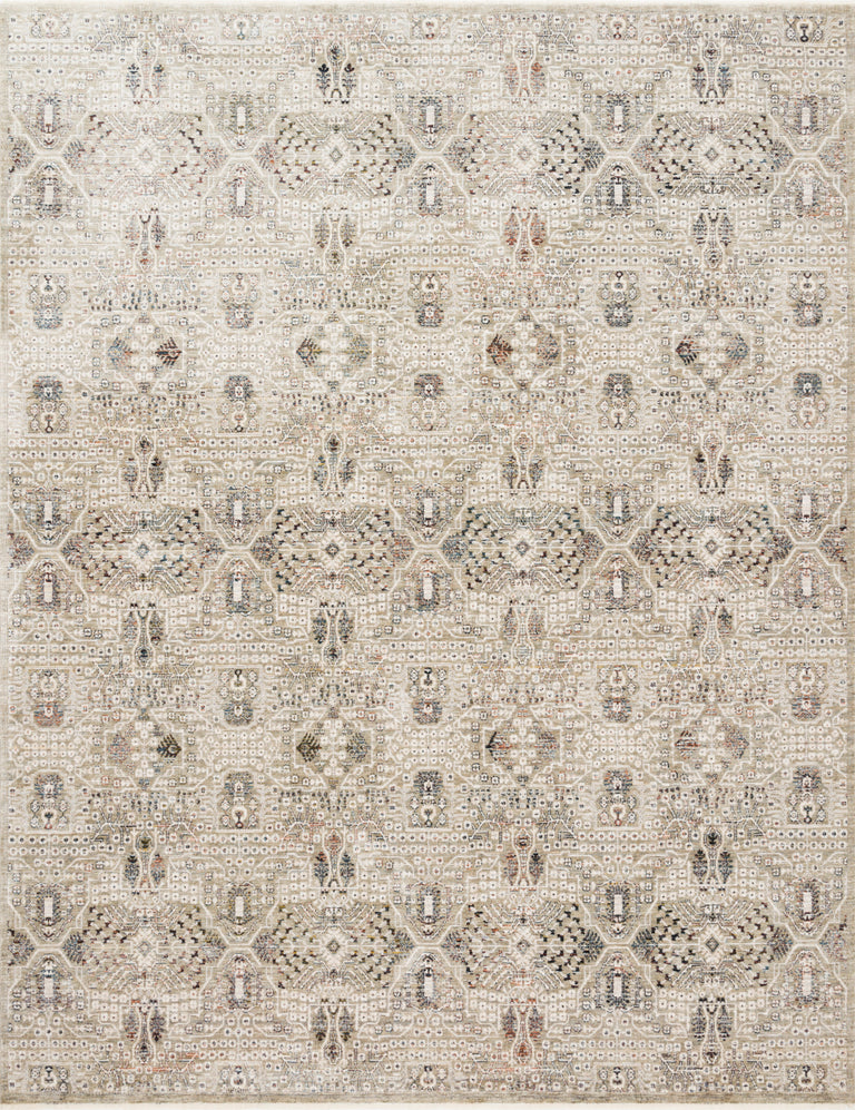 Loloi Rugs Theia Collection Rug in Granite, Ivory - 7'10" x 10'