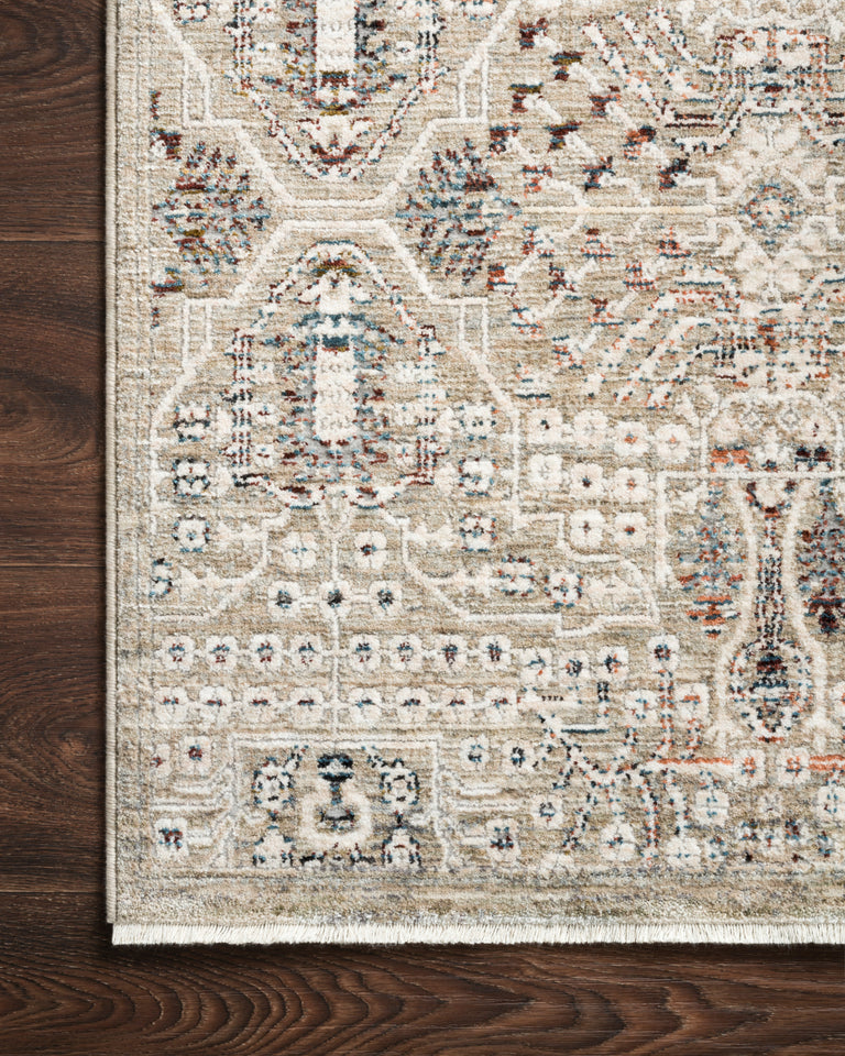 Loloi Rugs Theia Collection Rug in Granite, Ivory - 11'6" x 16'