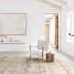 Loloi Rugs Theia Collection Rug in Natural, Rust - 7'10" x 7'10"