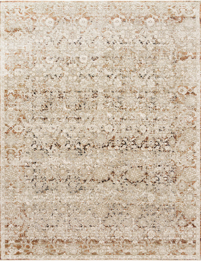Loloi Rugs Theia Collection Rug in Natural, Rust - 6'7" x 9'6"