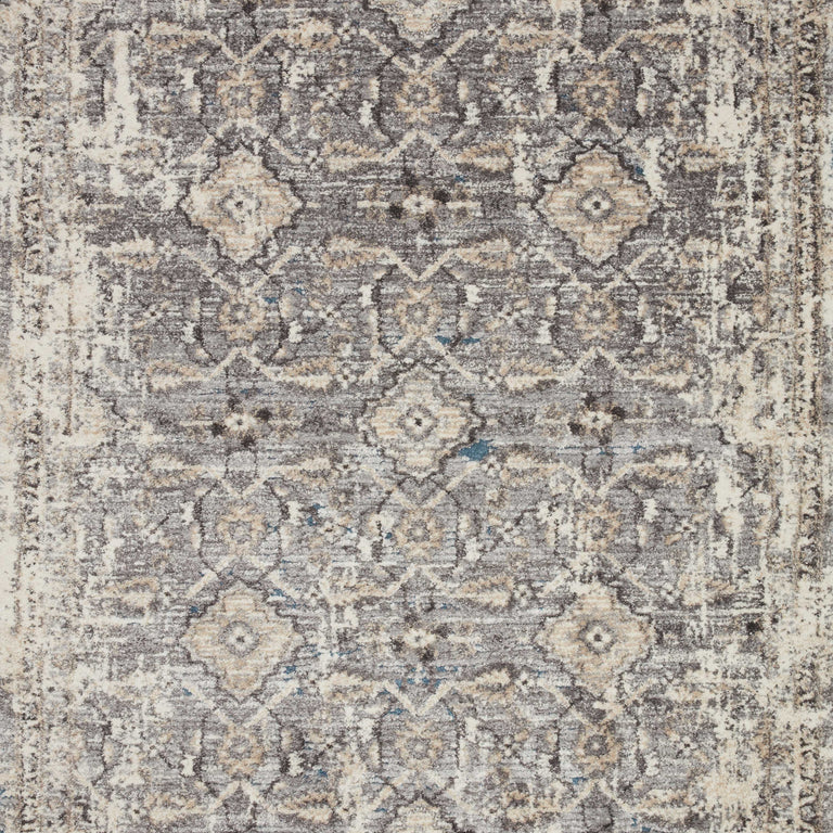 Loloi Rugs Theory Collection Rug in Natural, Grey - 9'6" x 13'