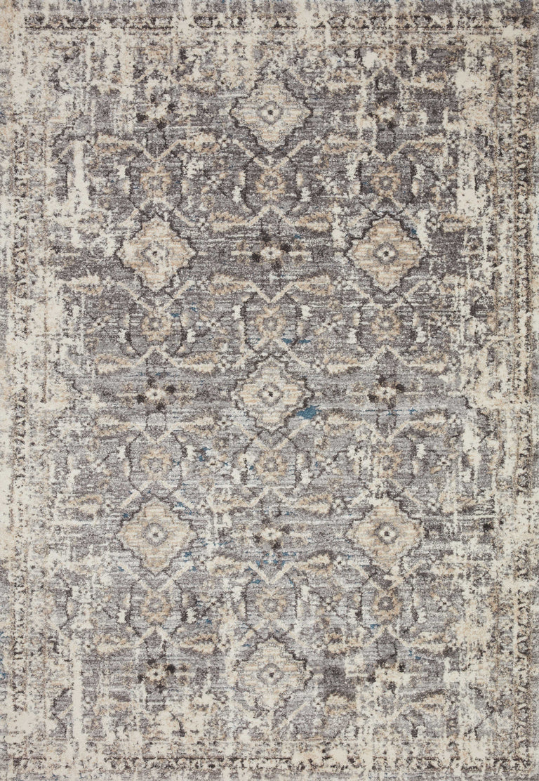 Loloi Rugs Theory Collection Rug in Natural, Grey - 9'6" x 13'
