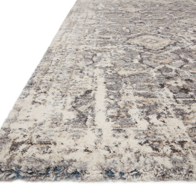 Loloi Rugs Theory Collection Rug in Natural, Grey - 9'6" x 13'