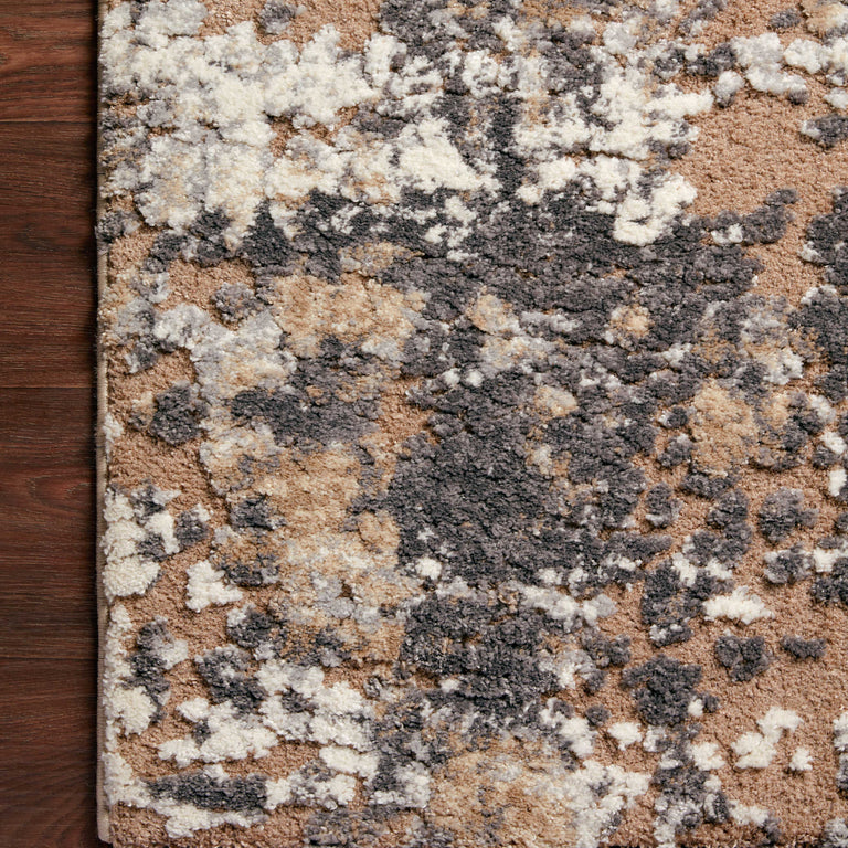 Loloi Rugs Theory Collection Rug in Taupe, Grey - 9'6" x 13', THRYTHY-04TAGY96D0