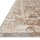 Loloi Rugs Theory Collection Rug in Mocha, Natural - 7'10" x 10'10"