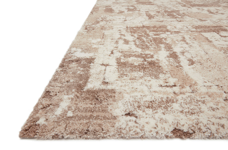 Loloi Rugs Theory Collection Rug in Beige, Taupe - 7'10" x 10'10"