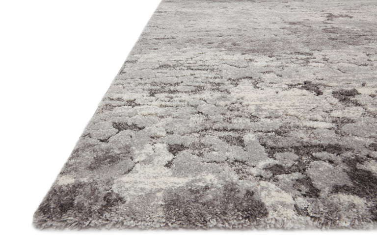 Loloi Rugs Theory Collection Rug in Charcoal, Grey - 9'6" x 13'