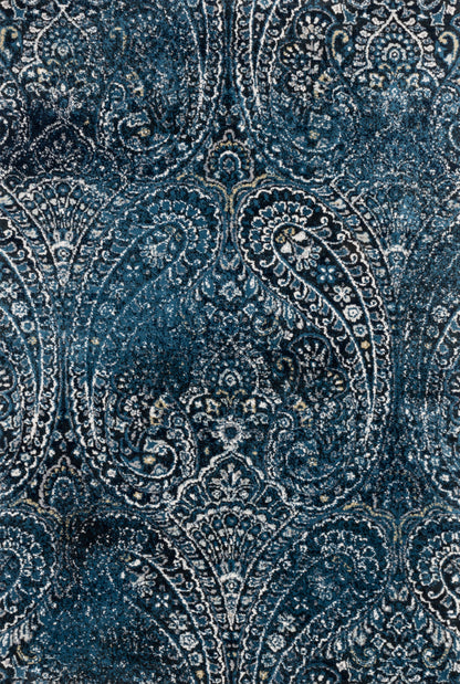 Loloi Rugs Torrance Collection Rug in Navy, Indigo - 9'3" x 13'