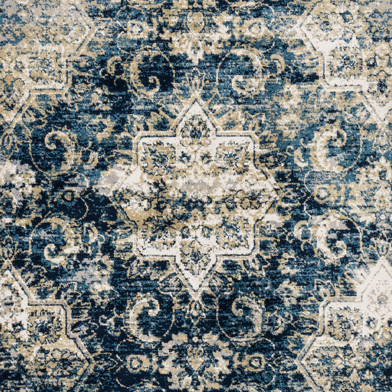 Loloi Rugs Torrance Collection Rug in Navy, Ivory - 7'10" x 10'10"