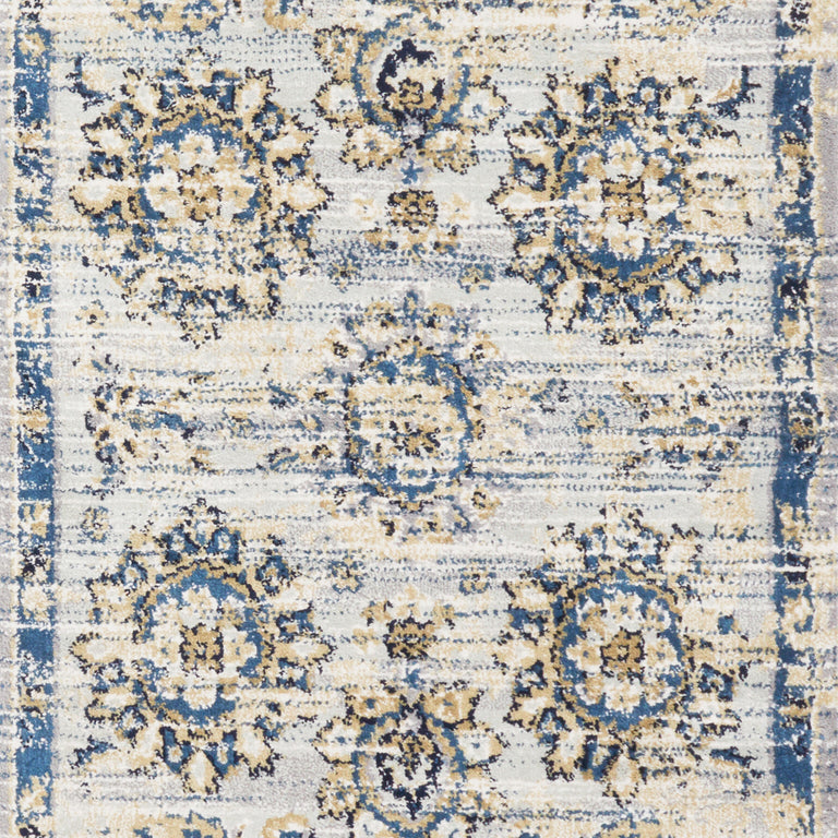 Loloi Rugs Torrance Collection Rug in Grey, Navy - 7'10" x 10'10"