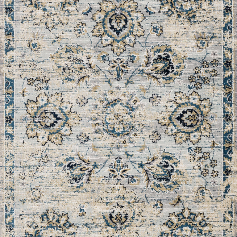Loloi Rugs Torrance Collection Rug in Grey, Navy - 7'10" x 10'10"
