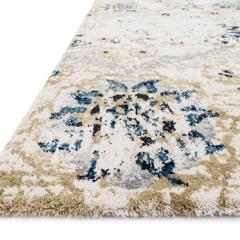 Loloi Rugs Torrance Collection Rug in Ivory, Multi - 7'10" x 10'10"