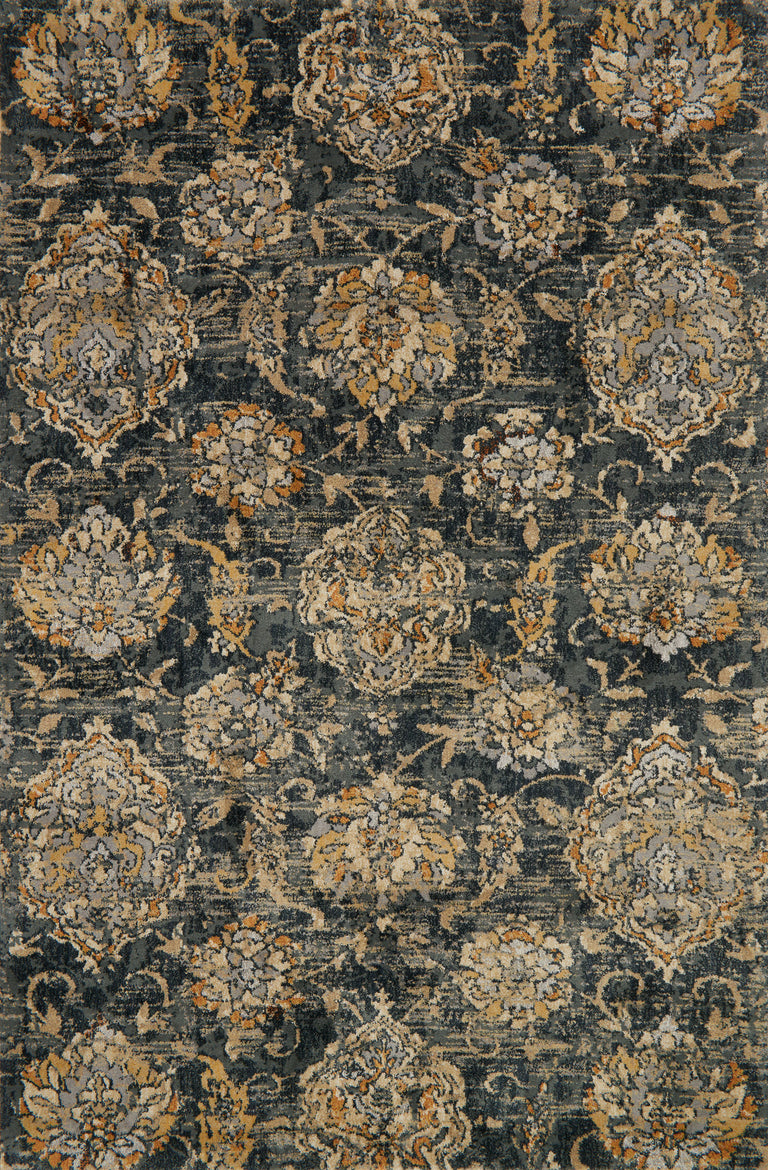 Loloi Rugs Torrance Collection Rug in Charcoal - 9'3" x 13'
