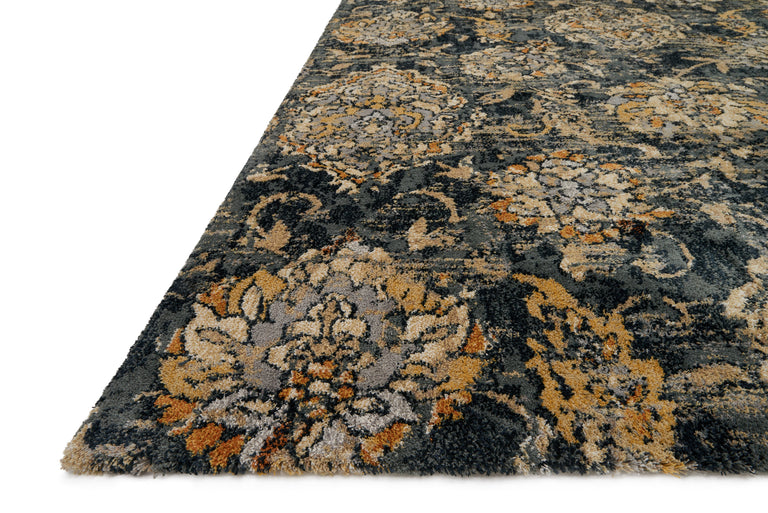 Loloi Rugs Torrance Collection Rug in Charcoal - 9'3" x 13'