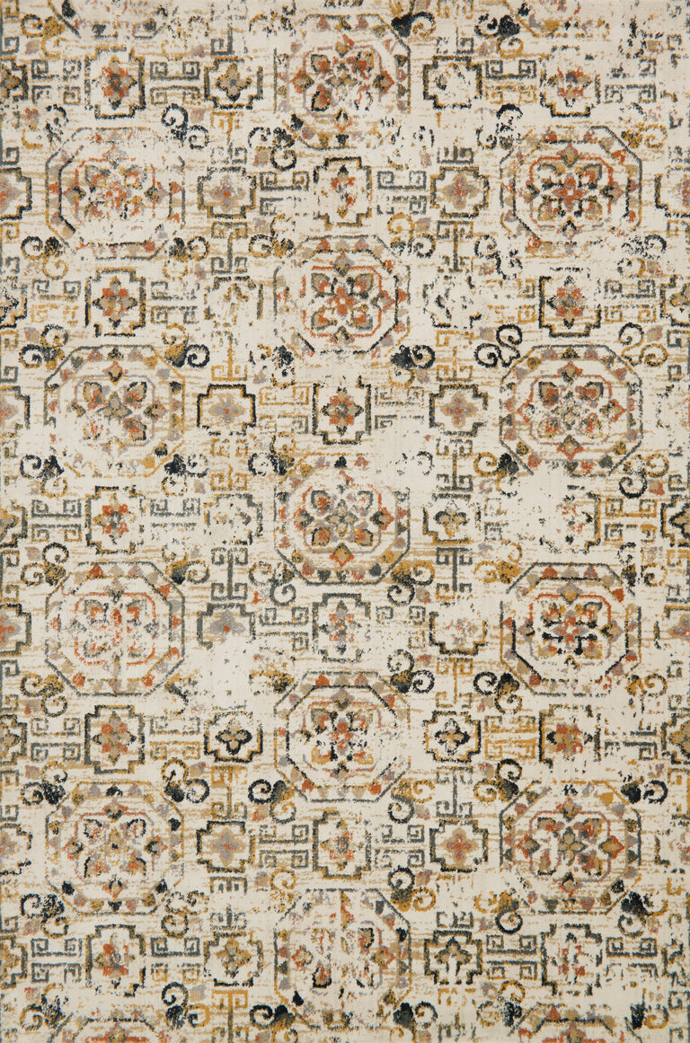 Loloi Rugs Torrance Collection Rug in Ivory, Taupe - 9'3" x 13'