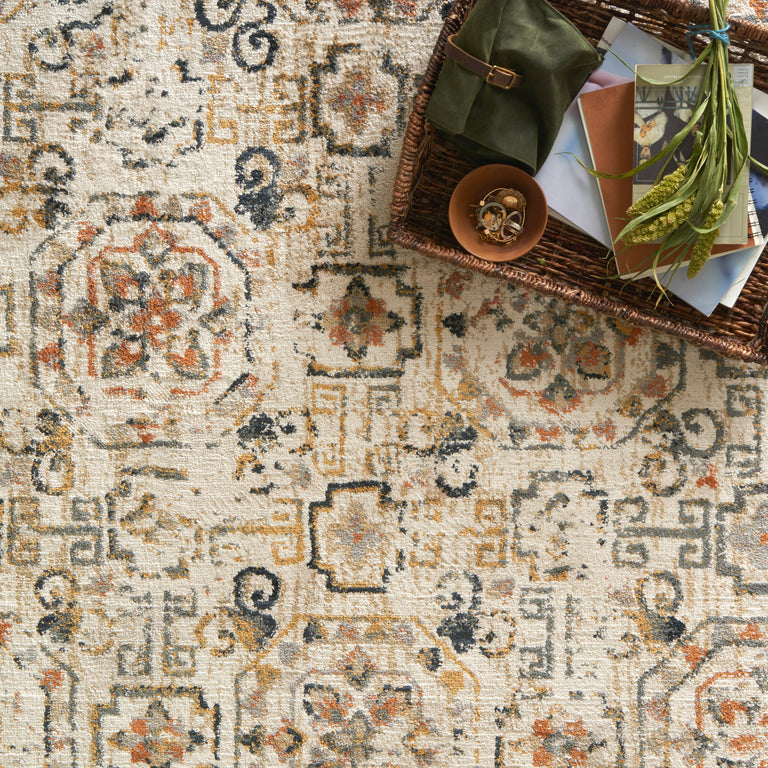 Loloi Rugs Torrance Collection Rug in Ivory, Taupe - 7'10" x 10'10"