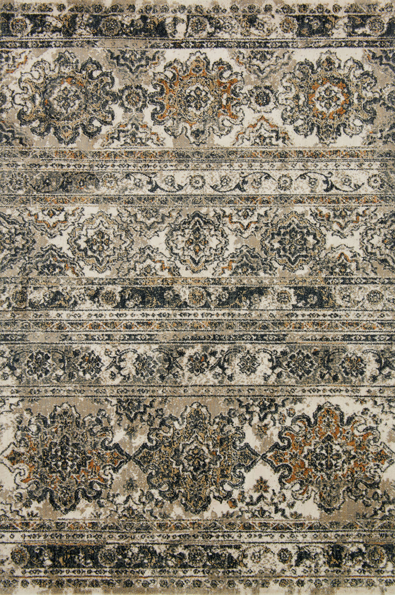 Loloi Rugs Torrance Collection Rug in Taupe - 6'7" x 9'2"