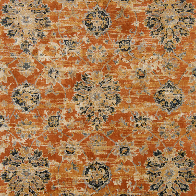 Loloi Rugs Torrance Collection Rug in Rust - 7'10" x 10'10"
