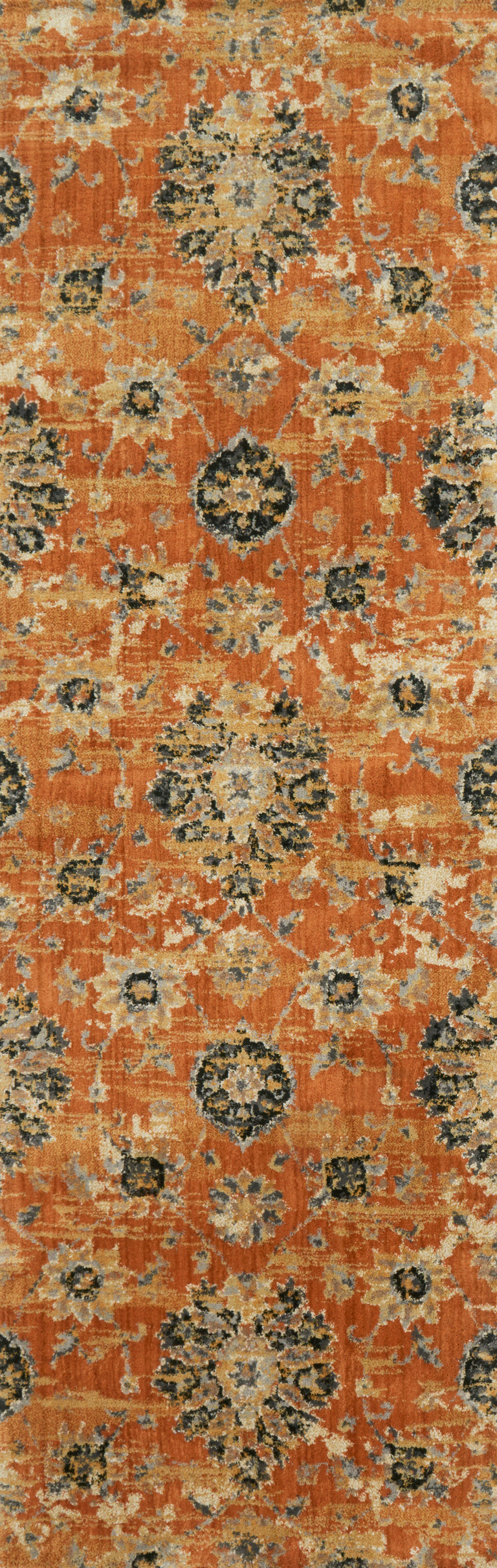 Loloi Rugs Torrance Collection Rug in Rust - 9'3" x 13'