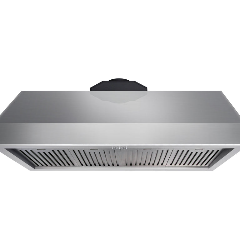 Thor Kitchen Professional Appliance Package - 48 in. Gas Range, Range Hood, Refrigerator, Dishwasher, Wine Cooler, AP-HRG4808U-4