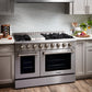 THOR Kitchen 48 in. Under Cabinet LED Range Hood in Stainless Steel, TRH4806