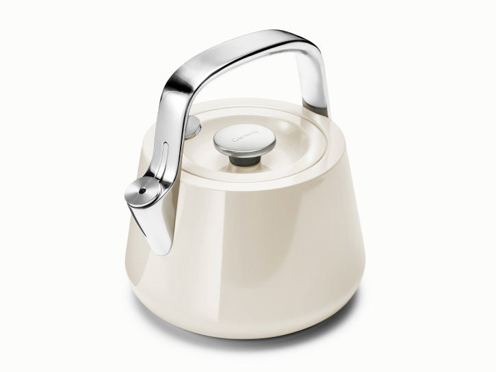 Caraway Whistling Tea Kettle in Cream